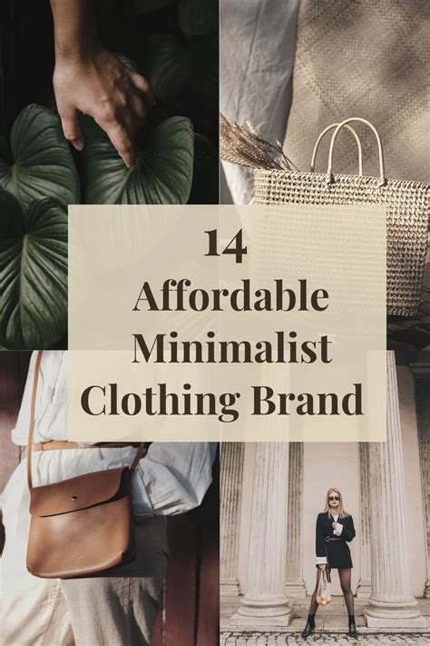 best affordable minimalist clothing brands.